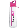 30 Oz. Fuchsia H2go Angle Water Bottle